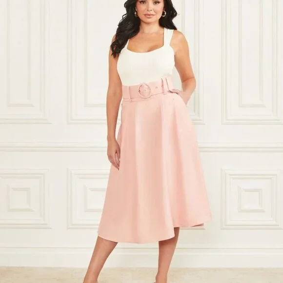 Marciano Linen Hailey Aline Skirt - Picture 4 of 5